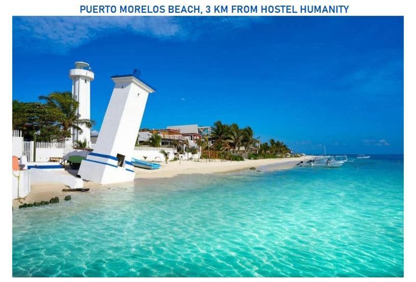 Hostel Humanity Puerto Morelos Exteriér fotografie